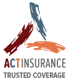 Act insurance trusted coverage logo.
