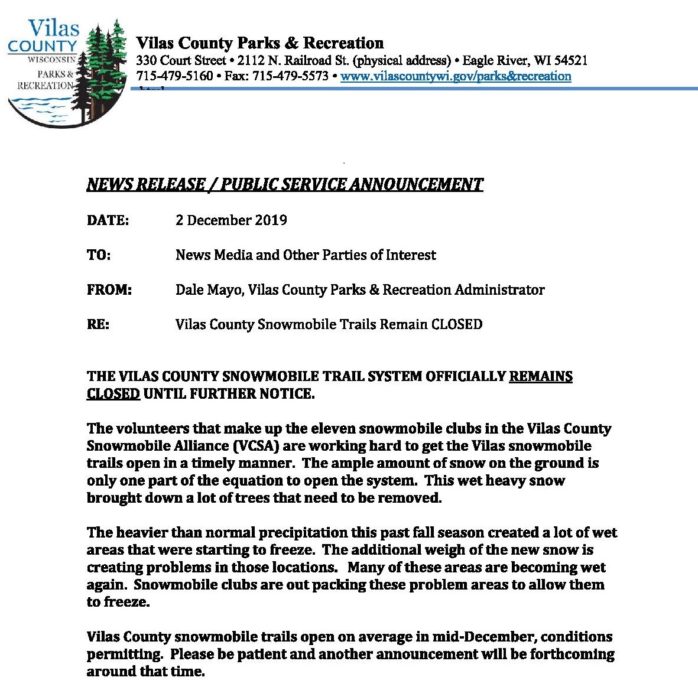PRESS RELEASE TRAILS REMAIN CLOSED 1 page 001 1
