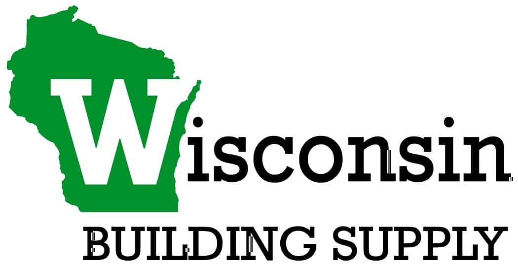         Logo of Wisconsin Building Supply, featuring the company name with a large green silhouette of the state of Wisconsin behind the "W" and "Building Supply".