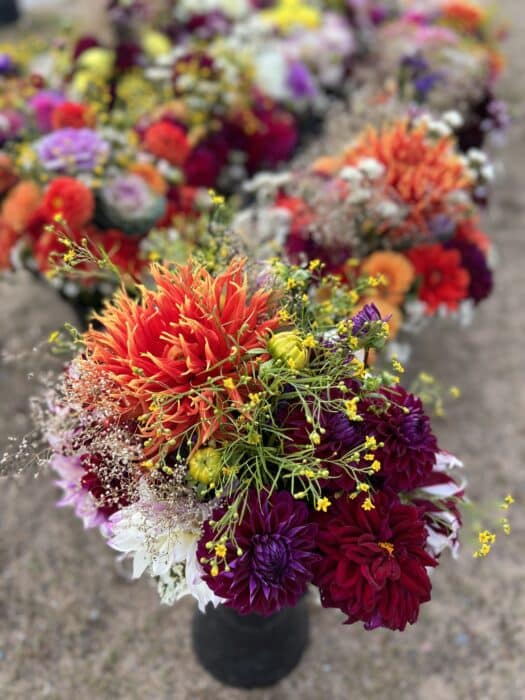 farmermarket flower bouquet