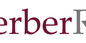 The KerberRose logo features the name "KerberRose" in maroon and gray letters, with a stylized "K" in a combination of maroon and gray to the left of the text, perfectly complementing their accounting services.