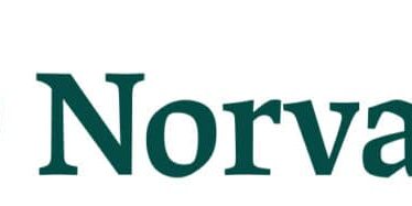 Green Norvado logo with a stylized arrow symbol formed by lines inside a circular shape on the left, followed by the name "Norvado" in green text.