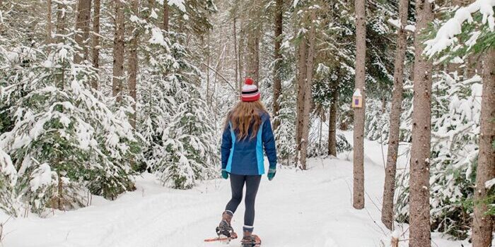 Snowshoeing