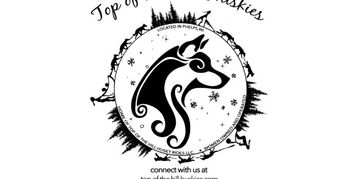 A solid black square with no visible content or details reflects the mysterious allure of an attraction, much like the unseen excitement of a running sled dog bounding through an arctic landscape.